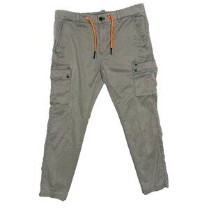 Mason's of Italy Chile Ahtleisure Cargo Pants Stretch Beige 34x30